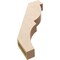 Ekena Millwork 3-inch W x 16-inch D x 22-inch H Valencia Rough Cedar Woodgrain TimberThane Knee Brace, Primed BRCUR03X16X22VALRCPR - alternate 6